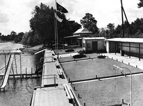 Eingangsbereich Ende der 30er Jahre