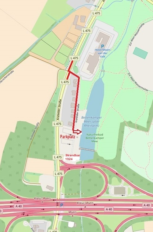 Karte Bettenkamper Meer